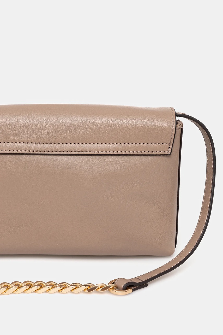 Δερμάτινη τσάντα Geox LILIANE χρώμα: καφέ, D25JXA 00043 φωτογραφία