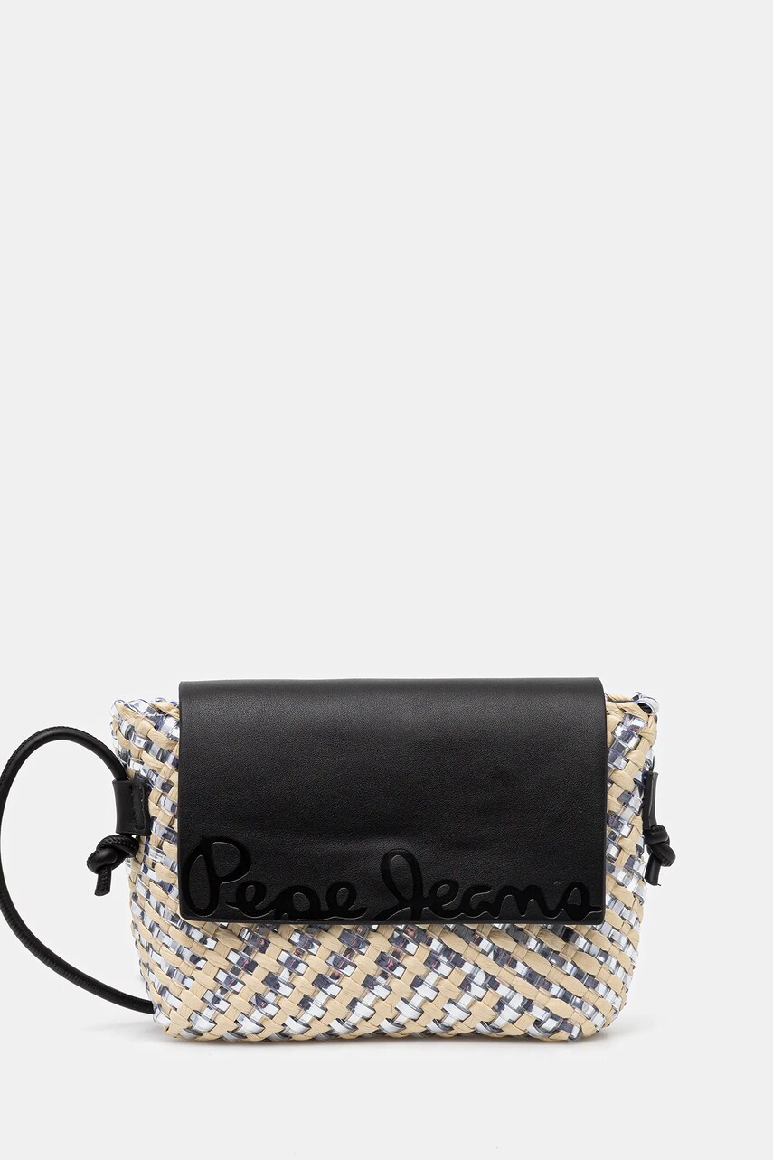 Pepe Jeans poseta BARKER GLOW culoarea argintiu, PL031612