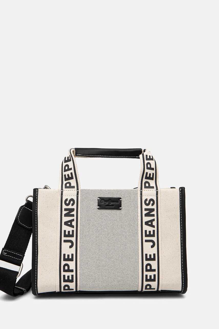 Pepe Jeans poseta ZADIE MERIT culoarea bej, PL031630