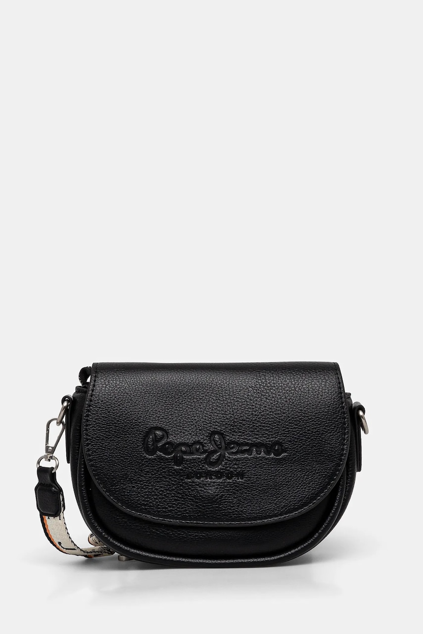 Pepe Jeans poseta CRISHA MAIN culoarea negru, PL031634 Pepe Jeans poseta CRISHA MAIN culoarea negru, PL031634