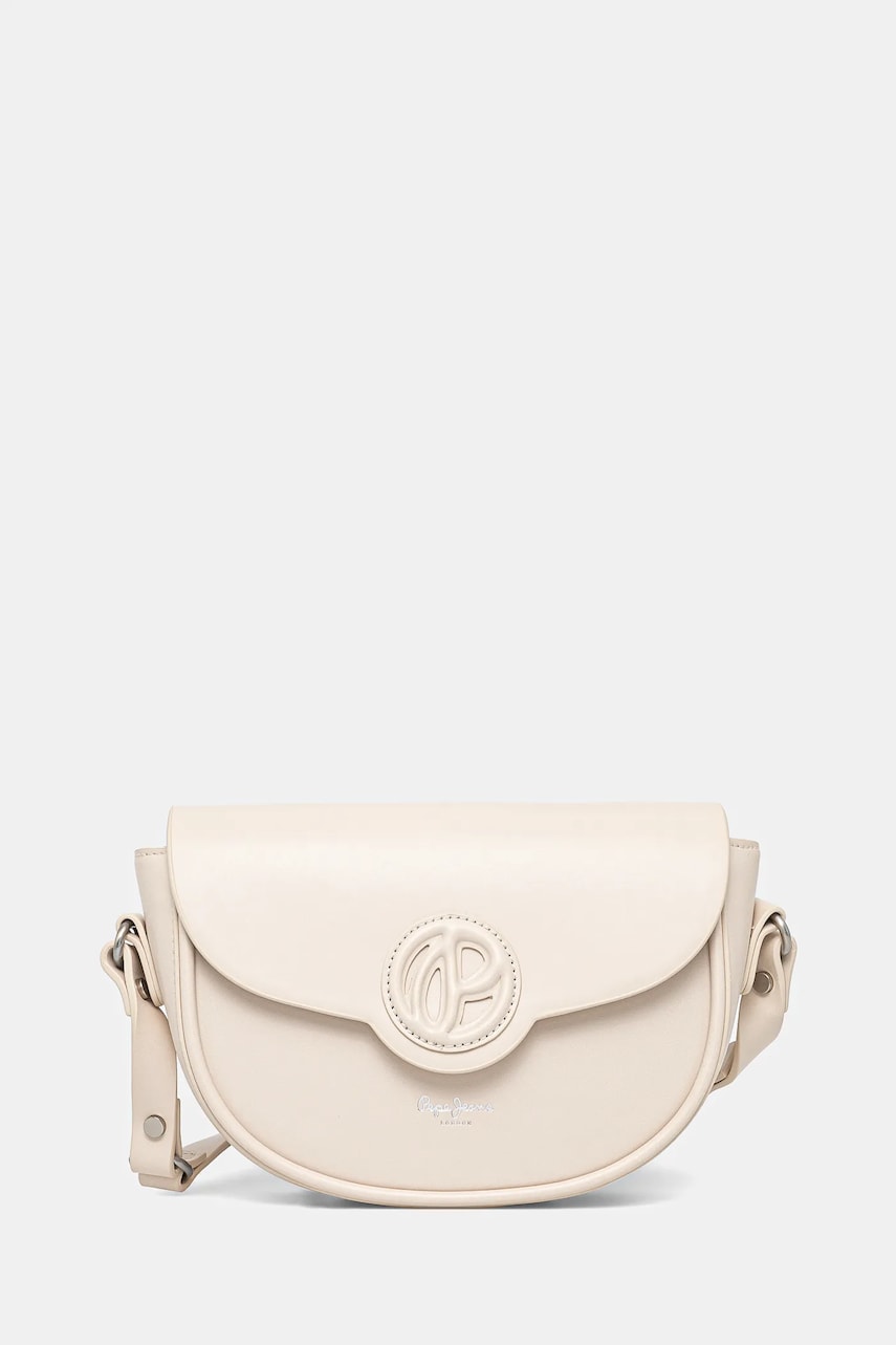 Pepe Jeans poseta CRISHA LIMITED culoarea bej, PL031635 Pepe Jeans poseta CRISHA LIMITED culoarea bej, PL031635