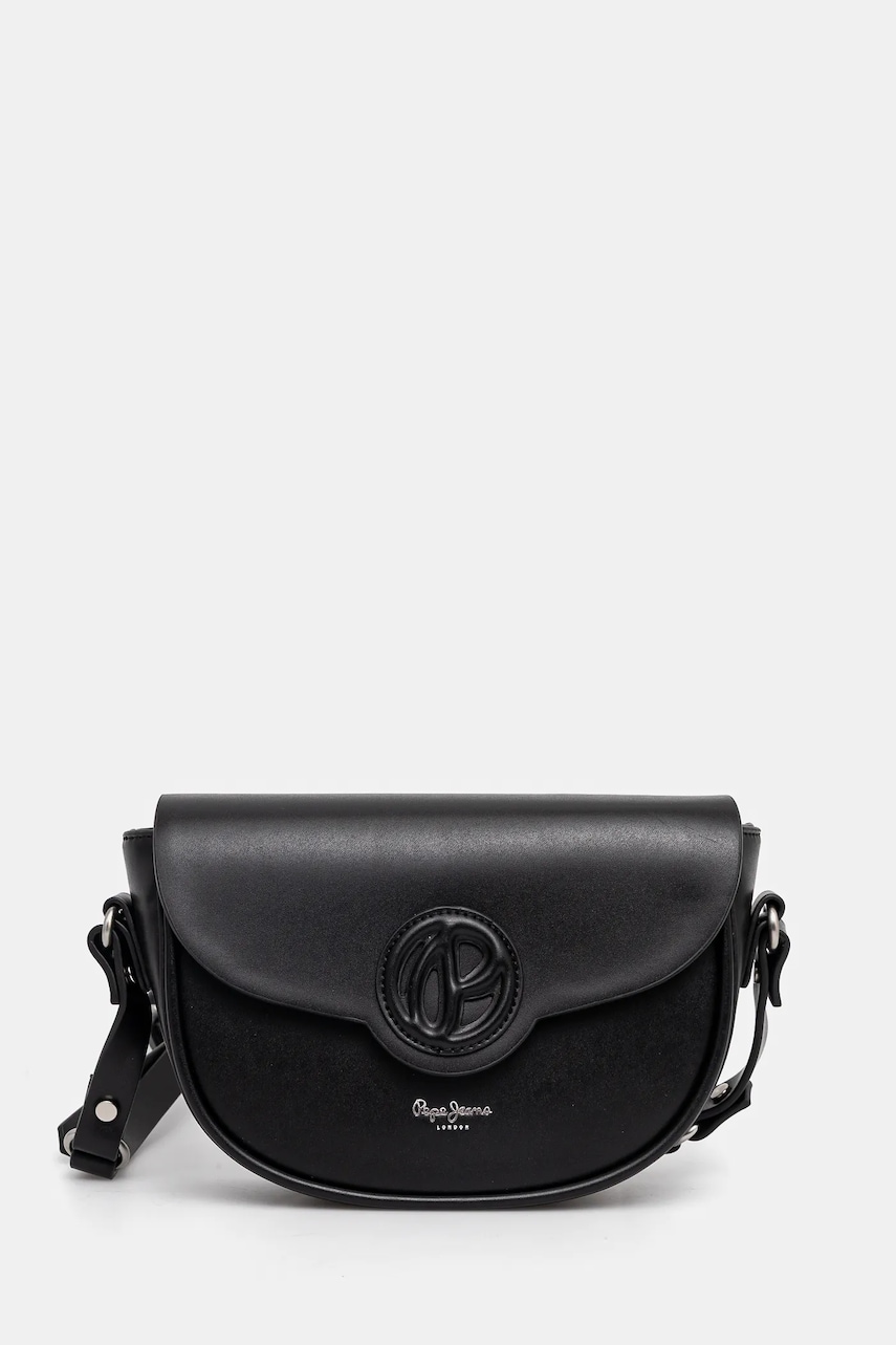 Pepe Jeans poseta CRISHA LIMITED culoarea negru, PL031635 Pepe Jeans poseta CRISHA LIMITED culoarea negru, PL031635