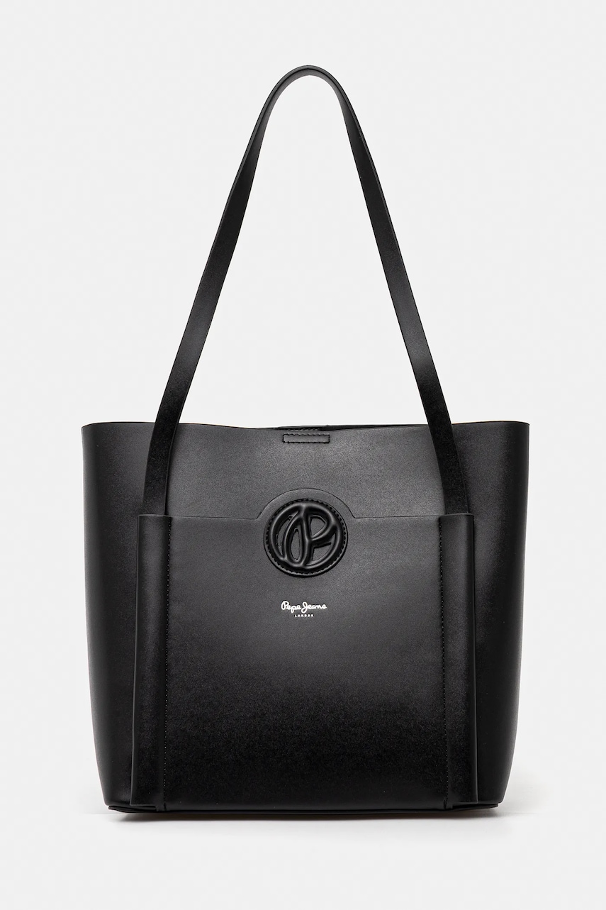 Pepe Jeans poseta COLBIE LIMITED culoarea negru, PL031636 Pepe Jeans poseta COLBIE LIMITED culoarea negru, PL031636