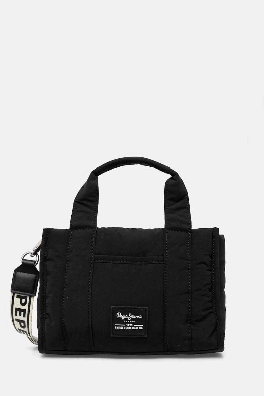 Pepe Jeans poseta ZADIE BLOSSOM culoarea negru, PL031647