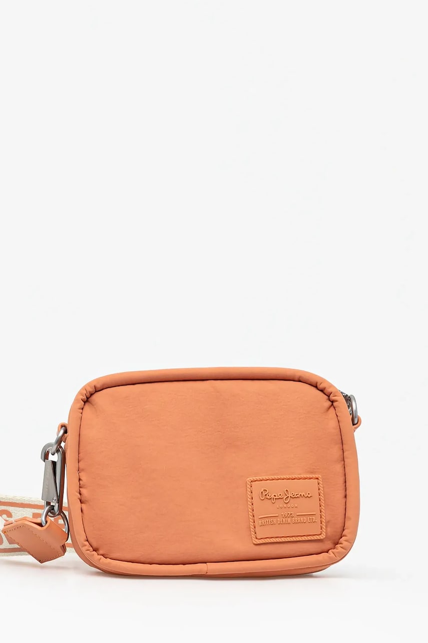 Pepe Jeans poseta BRIANAE BLOSSOM culoarea portocaliu, PL031648 Pepe Jeans poseta BRIANAE BLOSSOM culoarea portocaliu, PL031648