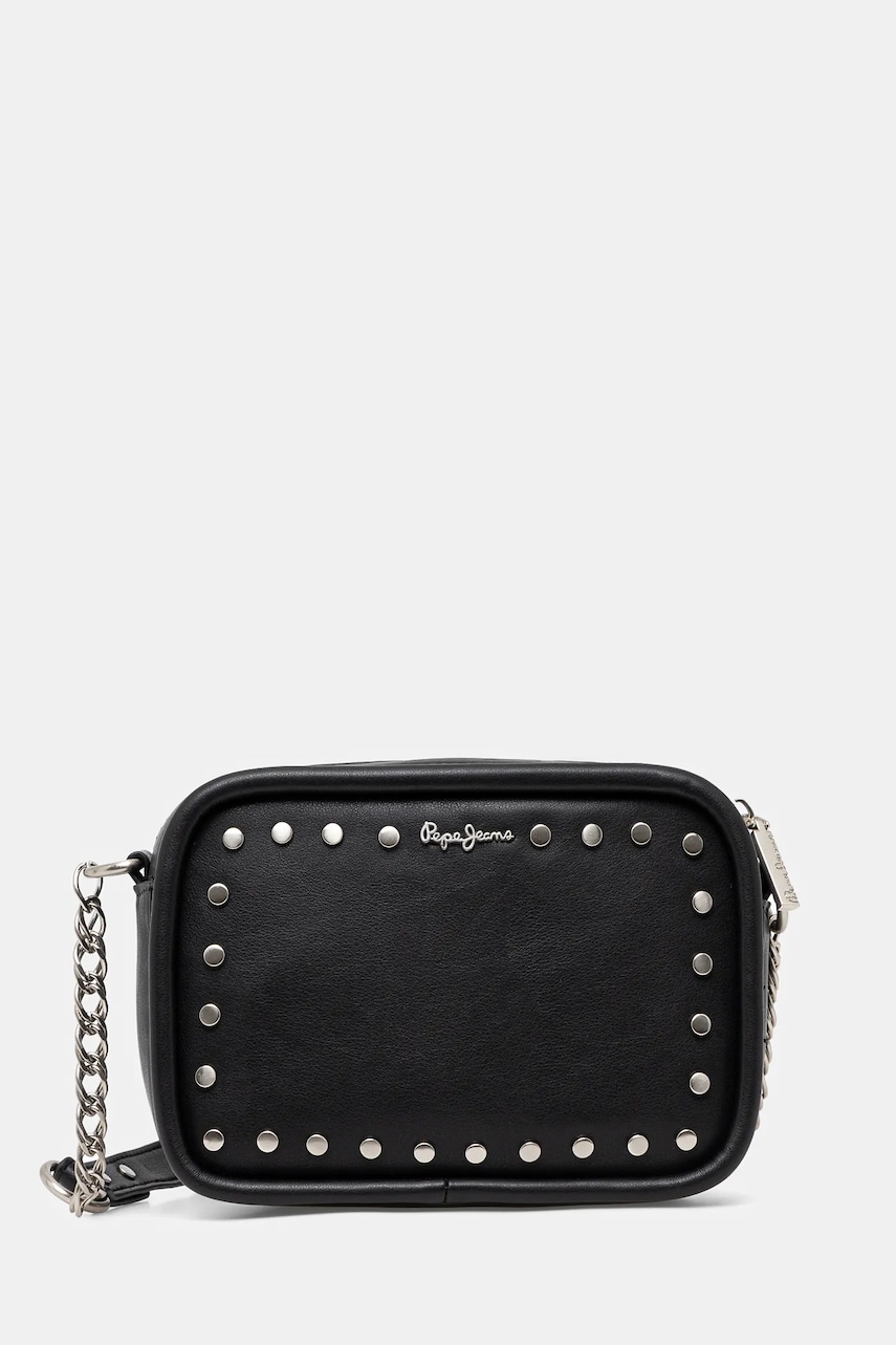 Pepe Jeans poseta BRIANAE MAI culoarea negru, PL031650 Pepe Jeans poseta BRIANAE MAI culoarea negru, PL031650
