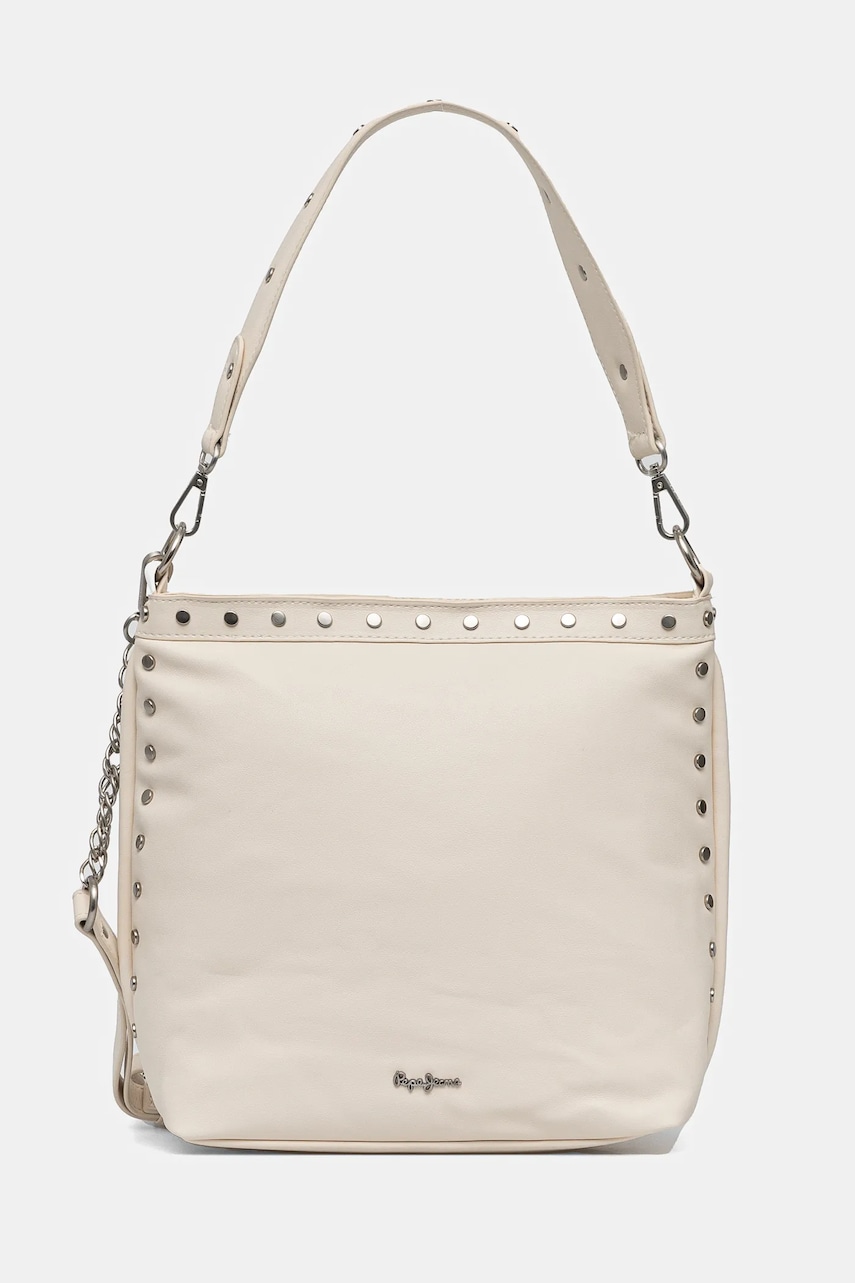 Levně Kabelka Pepe Jeans CASSIDY MAI béžová barva, PL031651