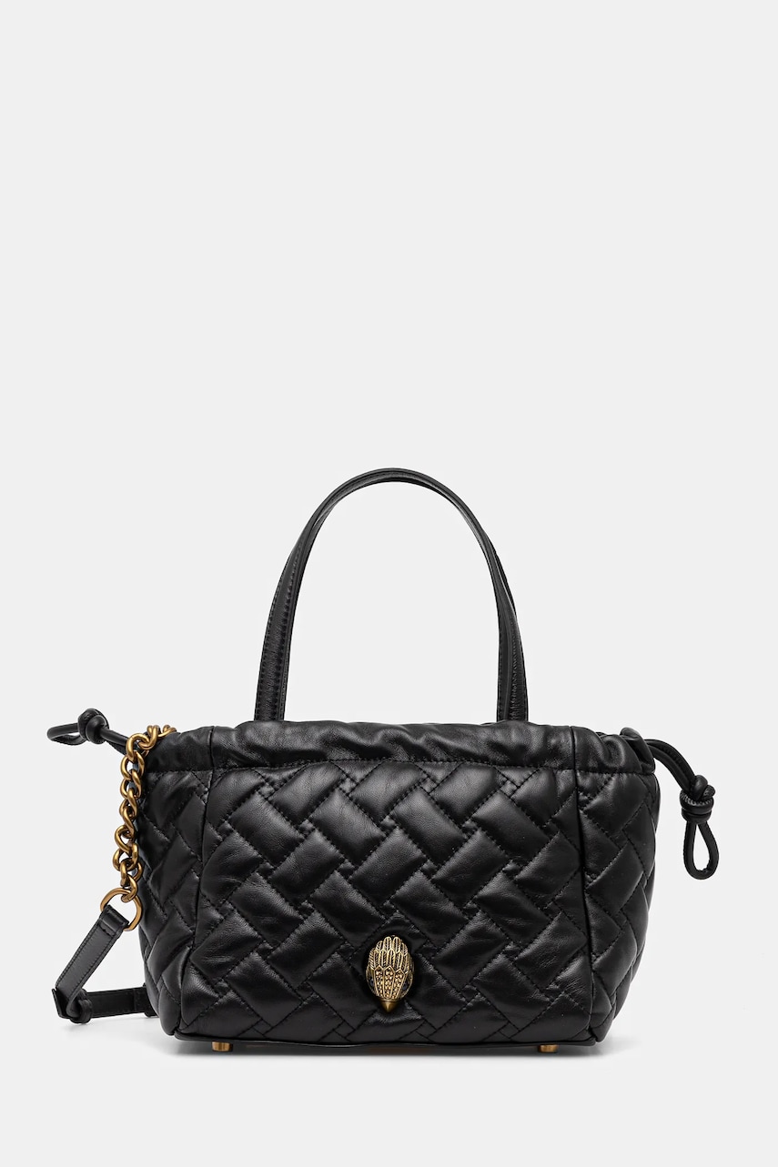Kurt Geiger London poseta de piele KENSINGTON culoarea negru, 4376300109 Kurt Geiger London poseta de piele KENSINGTON culoarea negru, 4376300109