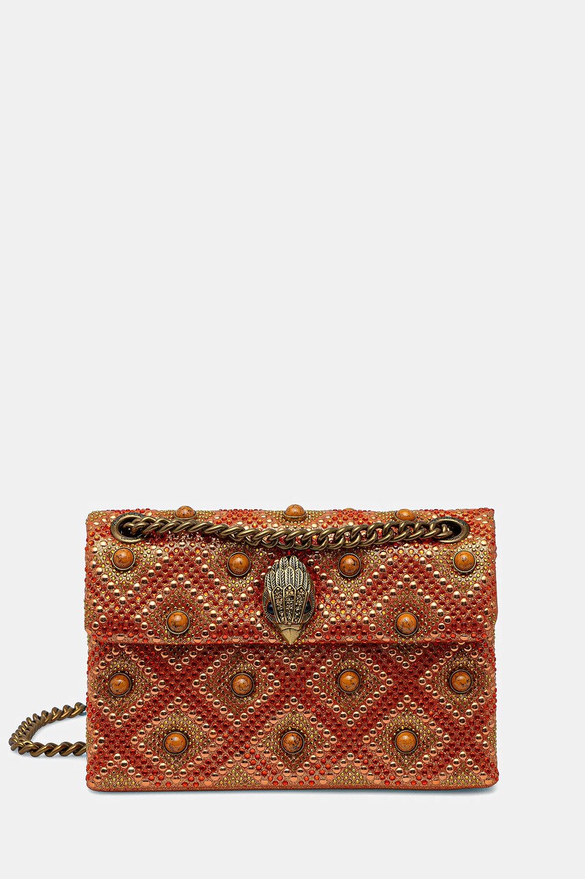 Kurt Geiger London geanta KENSINGTON culoarea portocaliu, 4374955609