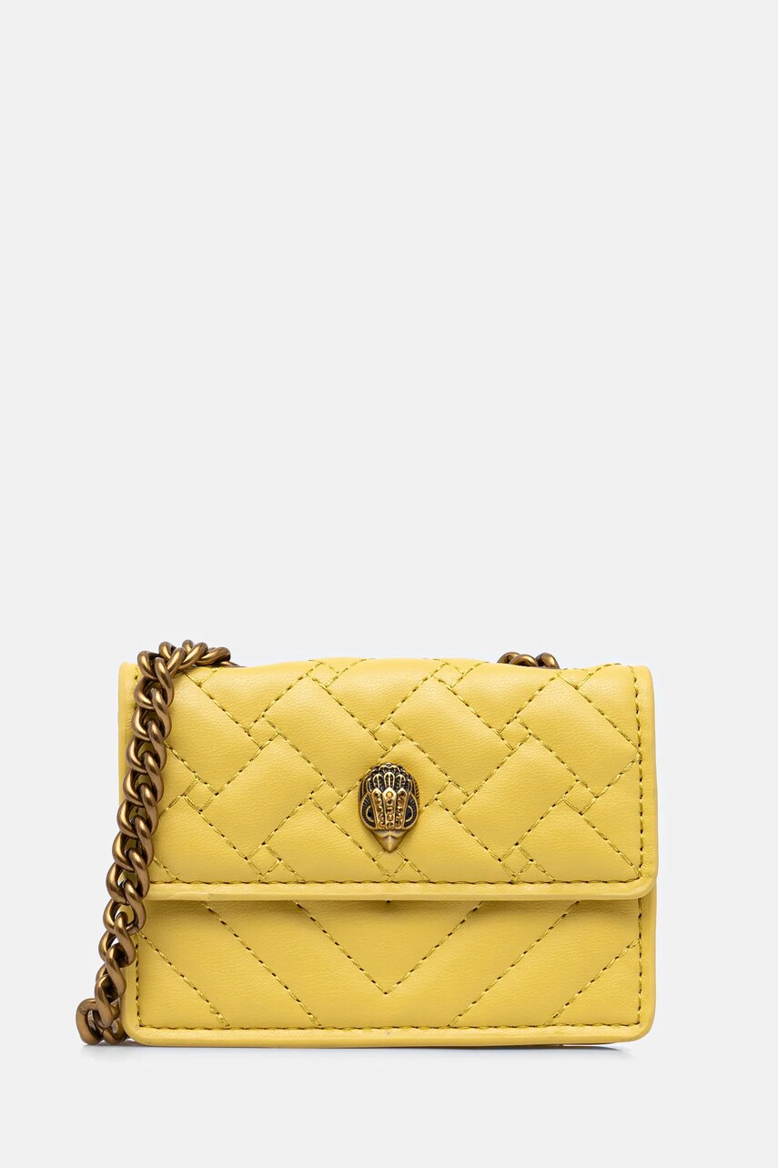 Kurt Geiger London poseta KENSINGTON culoarea galben, 4029493979