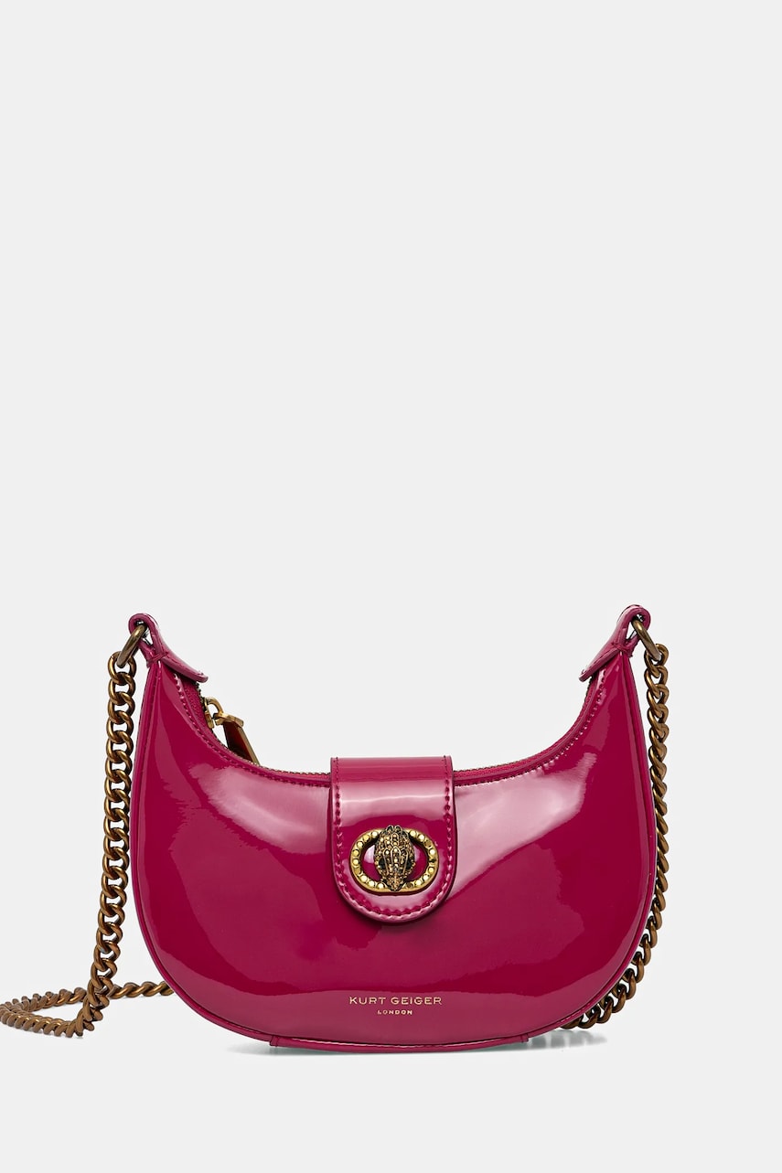 Kurt Geiger London poseta de piele CHELSEA culoarea roz, 4020152309 Kurt Geiger London poseta de piele CHELSEA culoarea roz, 4020152309