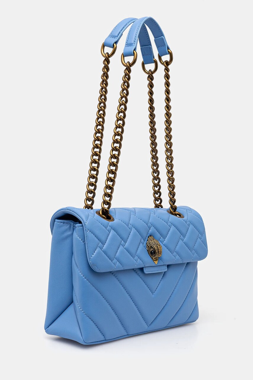 Кожаная сумочка Kurt Geiger London KENSINGTON цвет фиолетовый 3586282109 Кожаная сумочка Kurt Geiger London KENSINGTON цвет фиолетовый 3586282109
