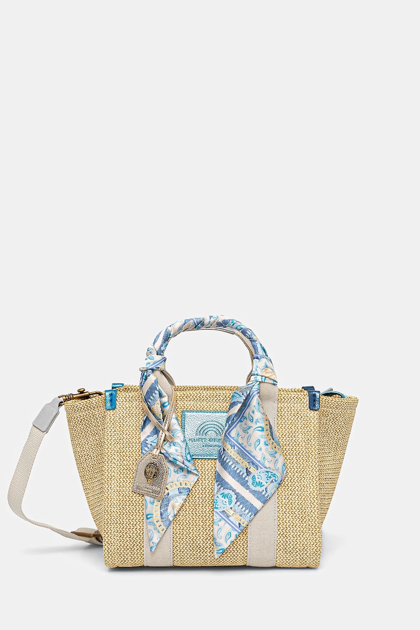 Kurt Geiger London geanta SOUTHBANK culoarea bej, 2043849999