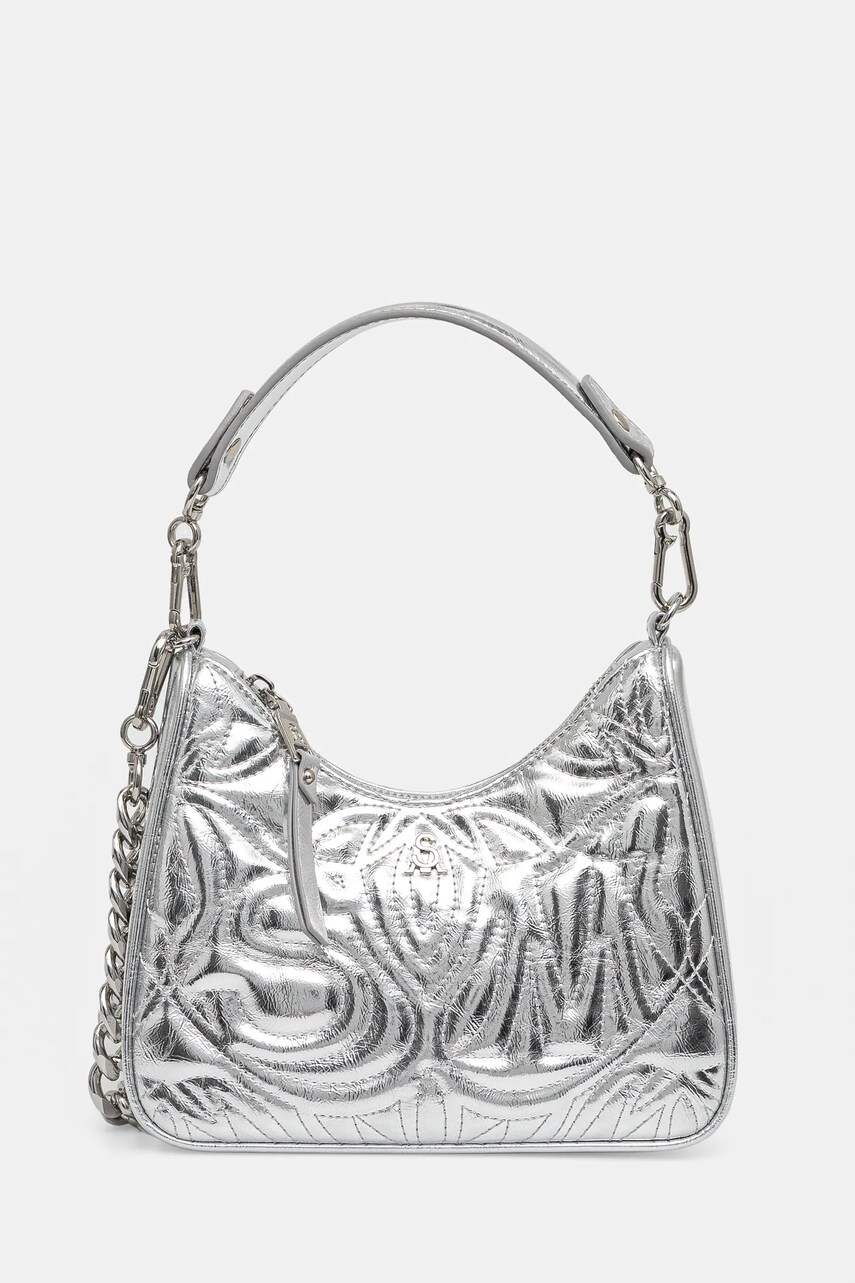 Levně Kabelka Steve Madden Blimited stříbrná barva, SM13001563