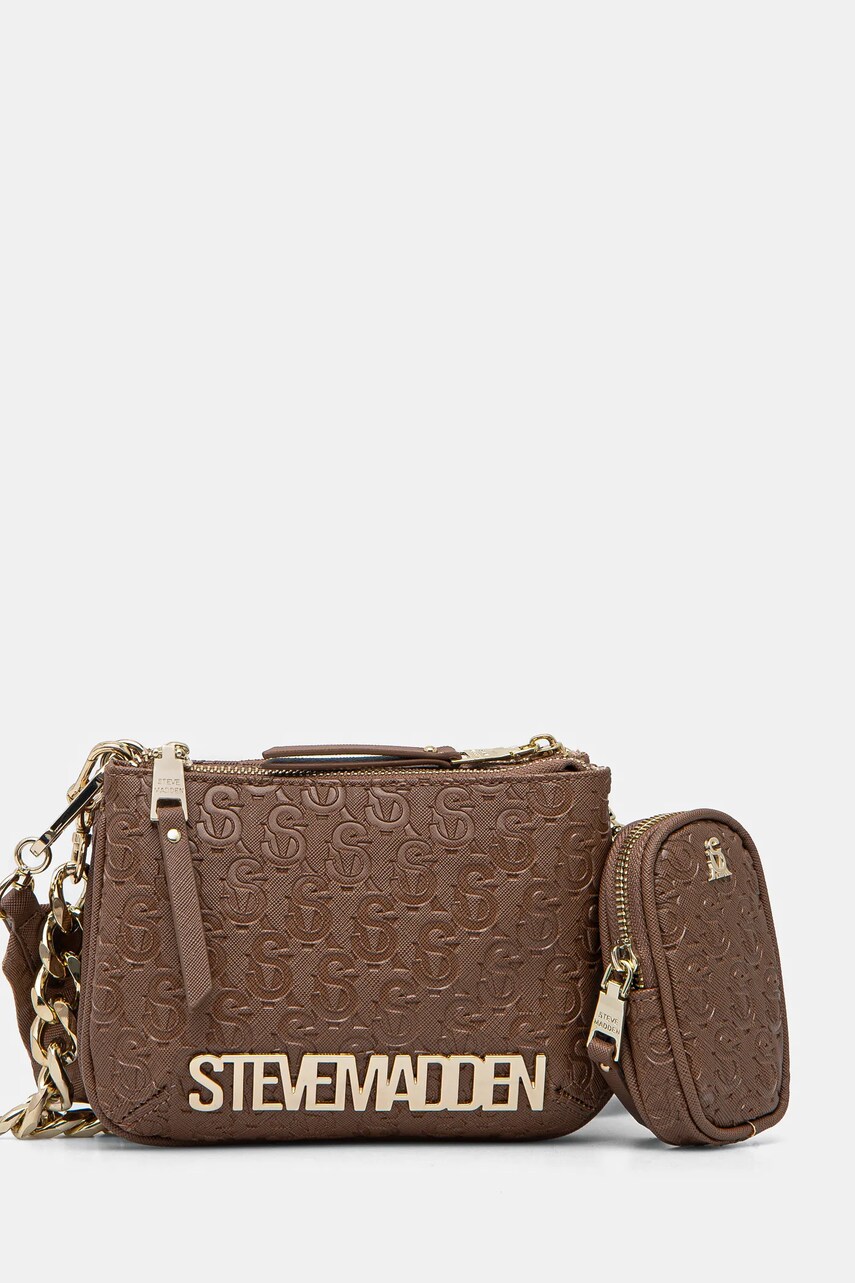 Levně Kabelka Steve Madden Broy-E hnědá barva, SM13001641