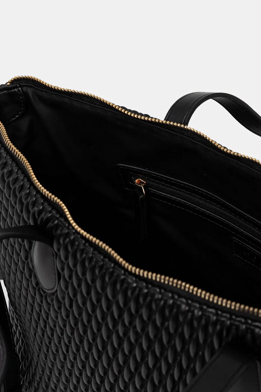 Τσάντα Valentino Bags χρώμα: μαύρο, VBS8DA03 φωτογραφία