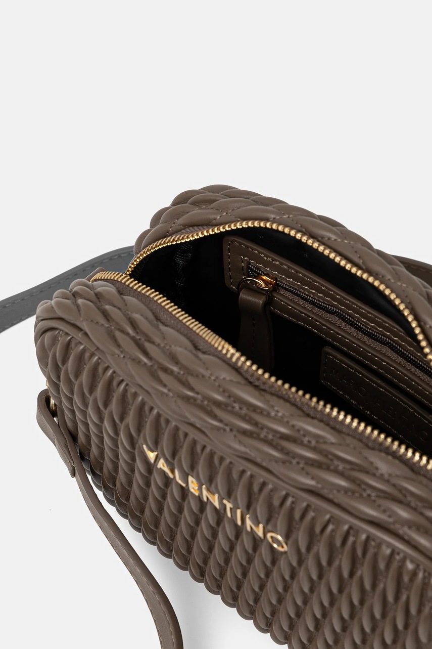 Τσάντα Valentino Bags χρώμα: καφέ, VBS8DA15 φωτογραφία