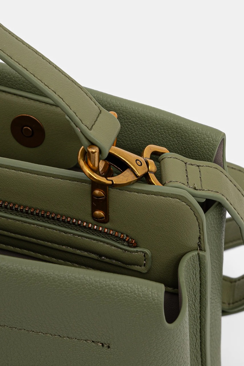 Τσάντα Valentino Bags χρώμα: πράσινο, VBS8G505 φωτογραφία