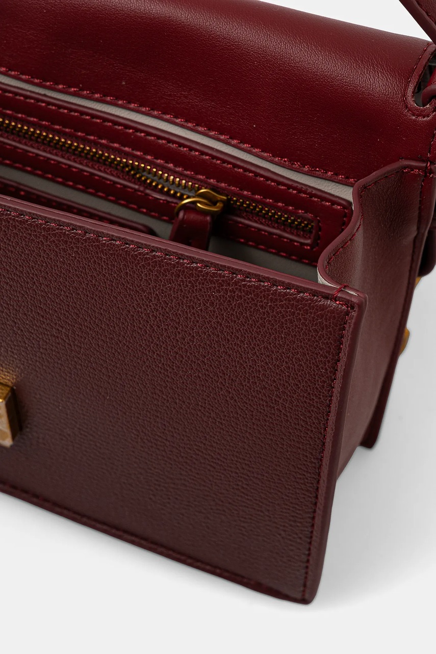 Τσάντα Valentino Bags χρώμα: μπορντό, VBS8G509 φωτογραφία