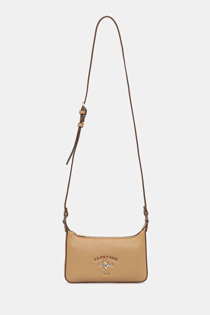 Levně Kabelka U.S. Polo Assn. Stanford béžová barva, BEUSS8652WVP
