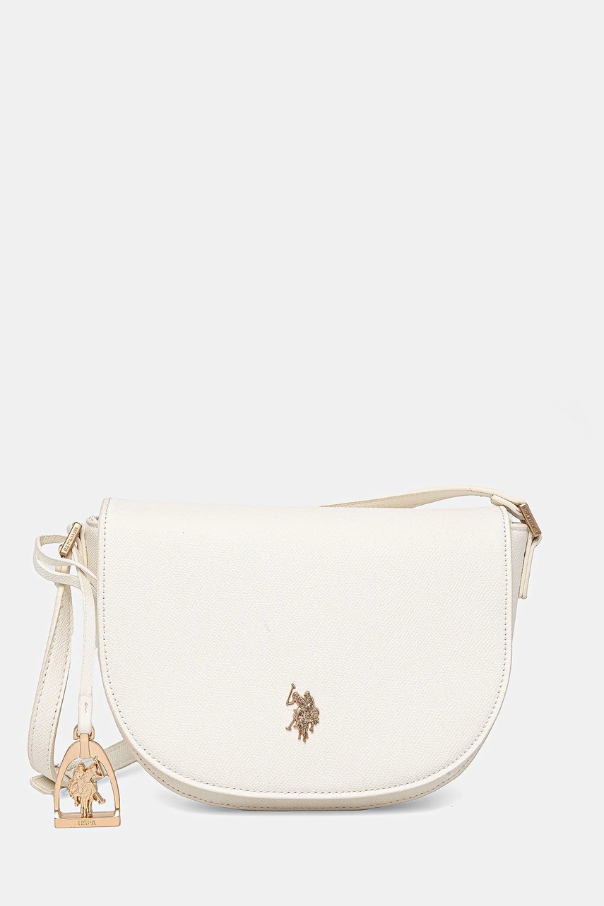 U.S. Polo Assn. geantă Jones culoarea bej, BEUJE8654WVP