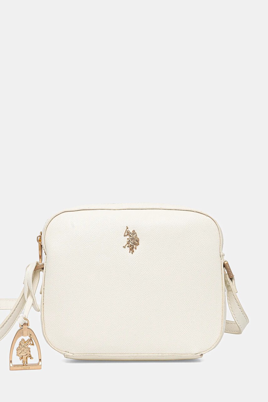 U.S. Polo Assn. geantă Jones culoarea bej, BEUJE8655WVP
