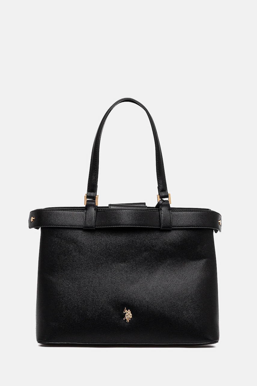 U.S. Polo Assn. poseta Jones culoarea negru, BEUJE8664WVP U.S. Polo Assn. poseta Jones culoarea negru, BEUJE8664WVP