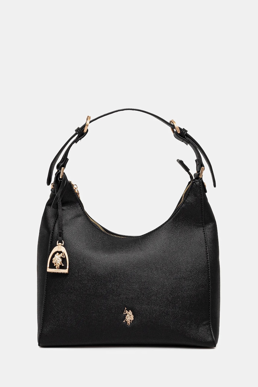 U.S. Polo Assn. poseta Jones culoarea negru, BEUJE8667WVP U.S. Polo Assn. poseta Jones culoarea negru, BEUJE8667WVP