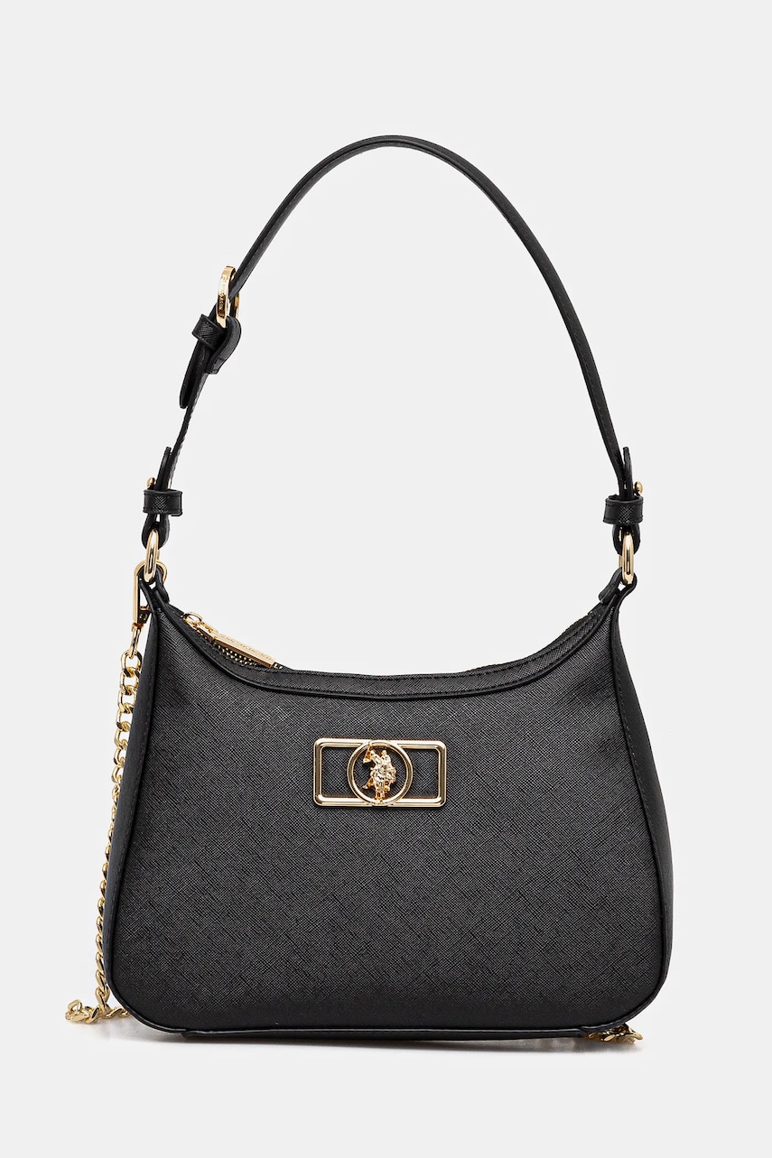 U.S. Polo Assn. poseta Jones culoarea negru, BEUJ88676WVP