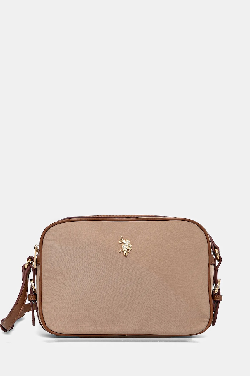 U.S. Polo Assn. poseta Houston culoarea bej, BEUHU6381WZC U.S. Polo Assn. poseta Houston culoarea bej, BEUHU6381WZC