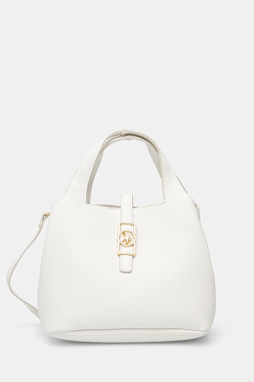 U.S. Polo Assn. geanta Sun culoarea alb, BEU4S8599WVP