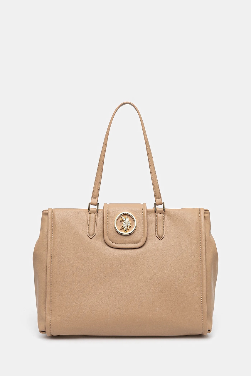U.S. Polo Assn. geanta Jodhpur culoarea bej, BEUJ58588WVP