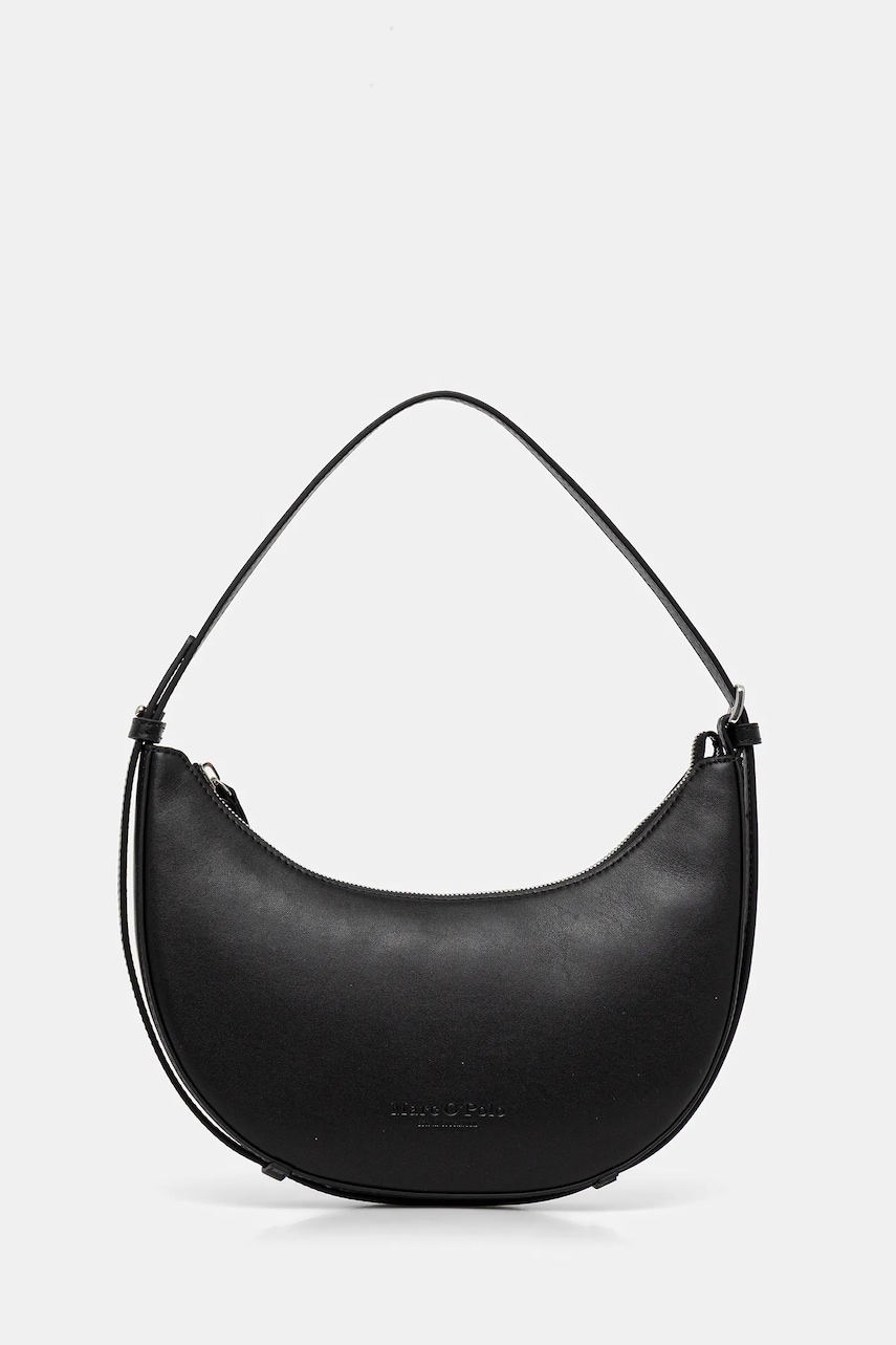Marc O\'Polo geantă de piele culoarea negru, 50411951501141