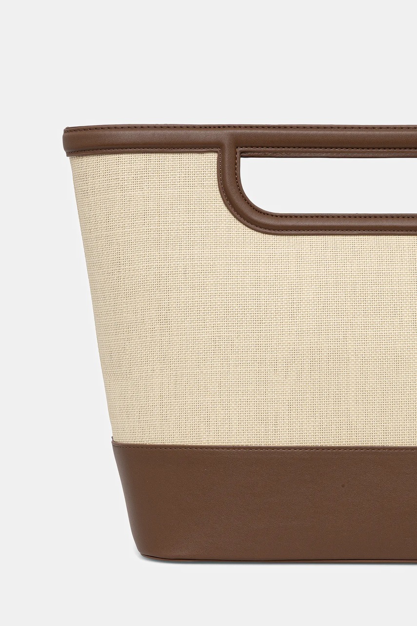 Τσάντα United Colors of Benetton χρώμα: καφέ, 67O1DY07S φωτογραφία