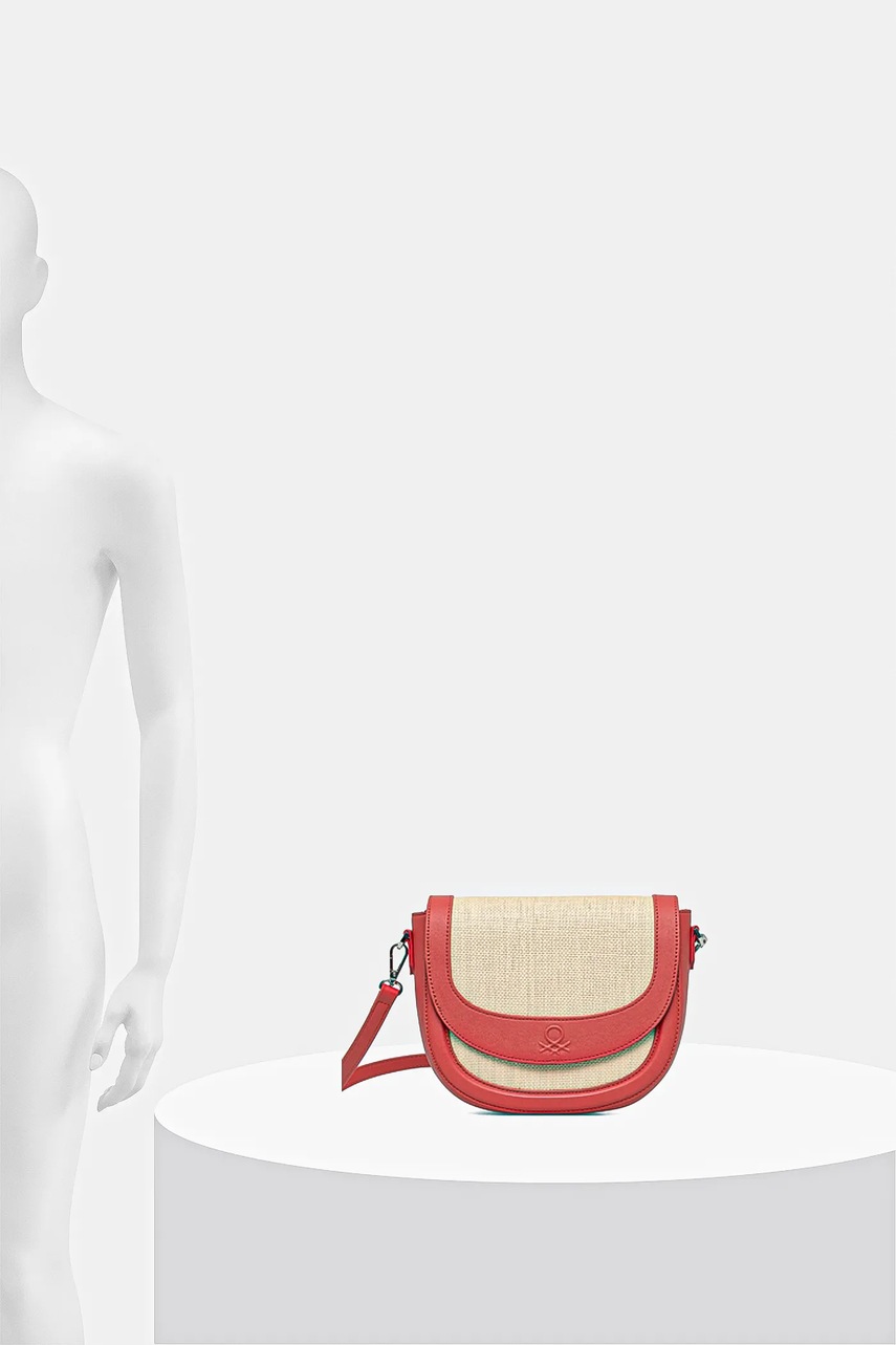 Τσάντα United Colors of Benetton χρώμα: ροζ, 6NYFDY07R φωτογραφία