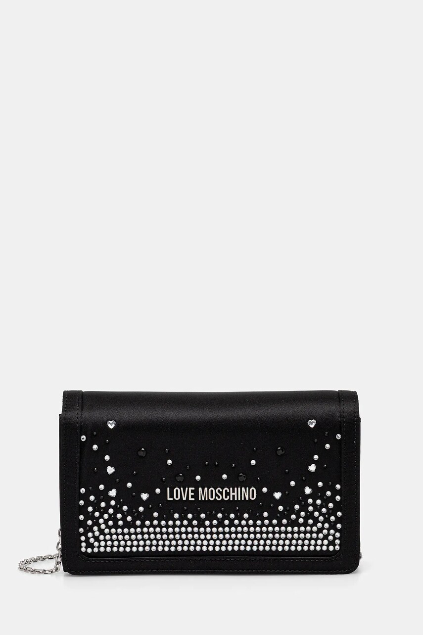 Love Moschino geanta culoarea negru, JC4250PP0MKQ100A