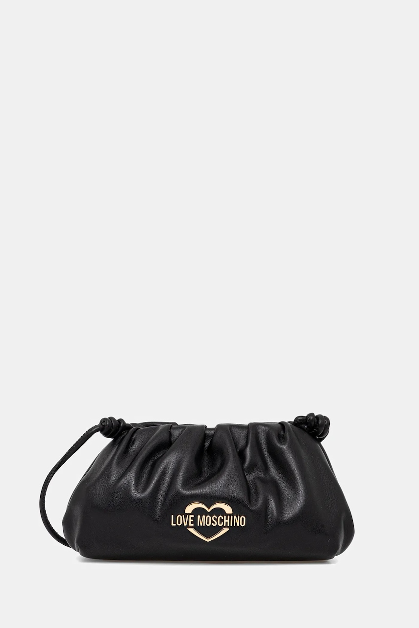 Love Moschino poșetă culoarea negru, JC4286PP0MKK0000