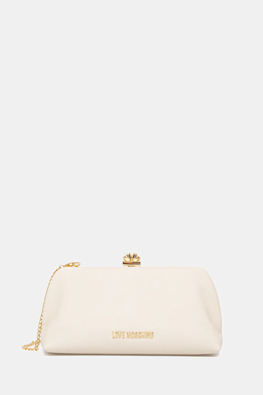 Love Moschino poseta culoarea bej, JC4287PP0MKP0110