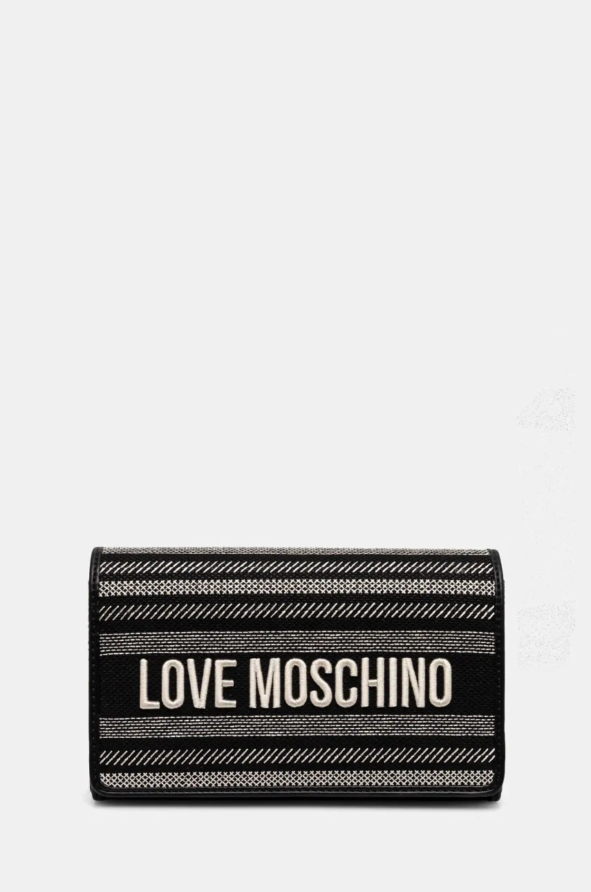 Love Moschino geantă culoarea negru, JC4241PP0MKO100A