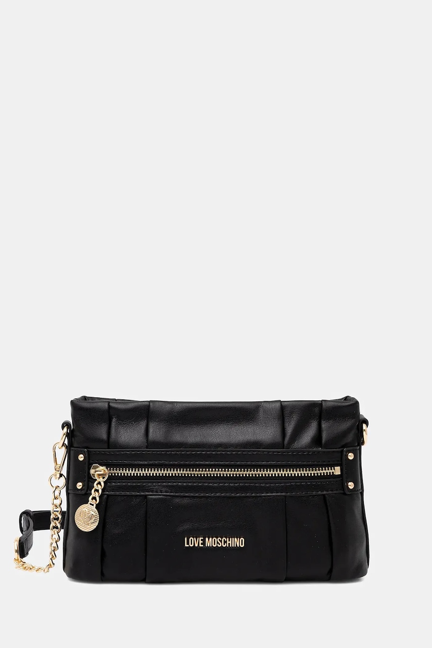 Love Moschino geantă culoarea negru, JC4215PP0MKB0000