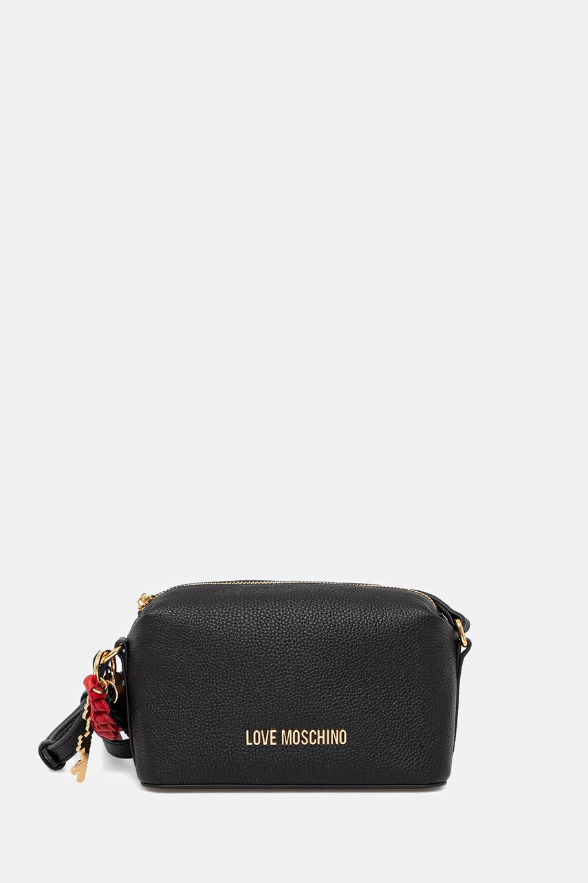 Love Moschino poșetă culoarea negru, JC4307PP0MK1100A