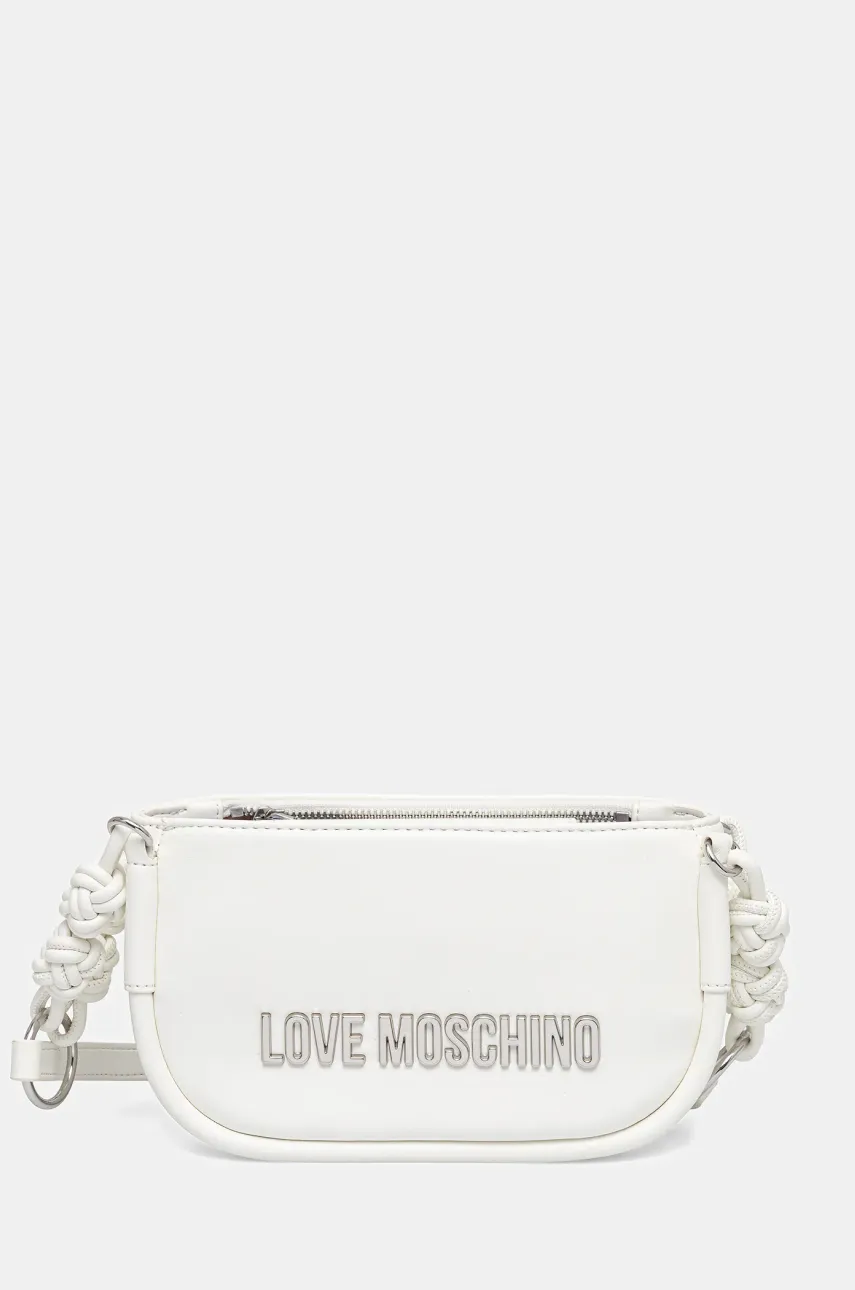 Love Moschino geantă culoarea alb, JC4235PP0MKL0100