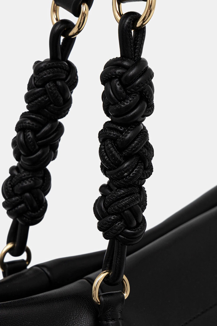 Τσάντα Love Moschino χρώμα: μαύρο, JC4233PP0MKL0000 φωτογραφία