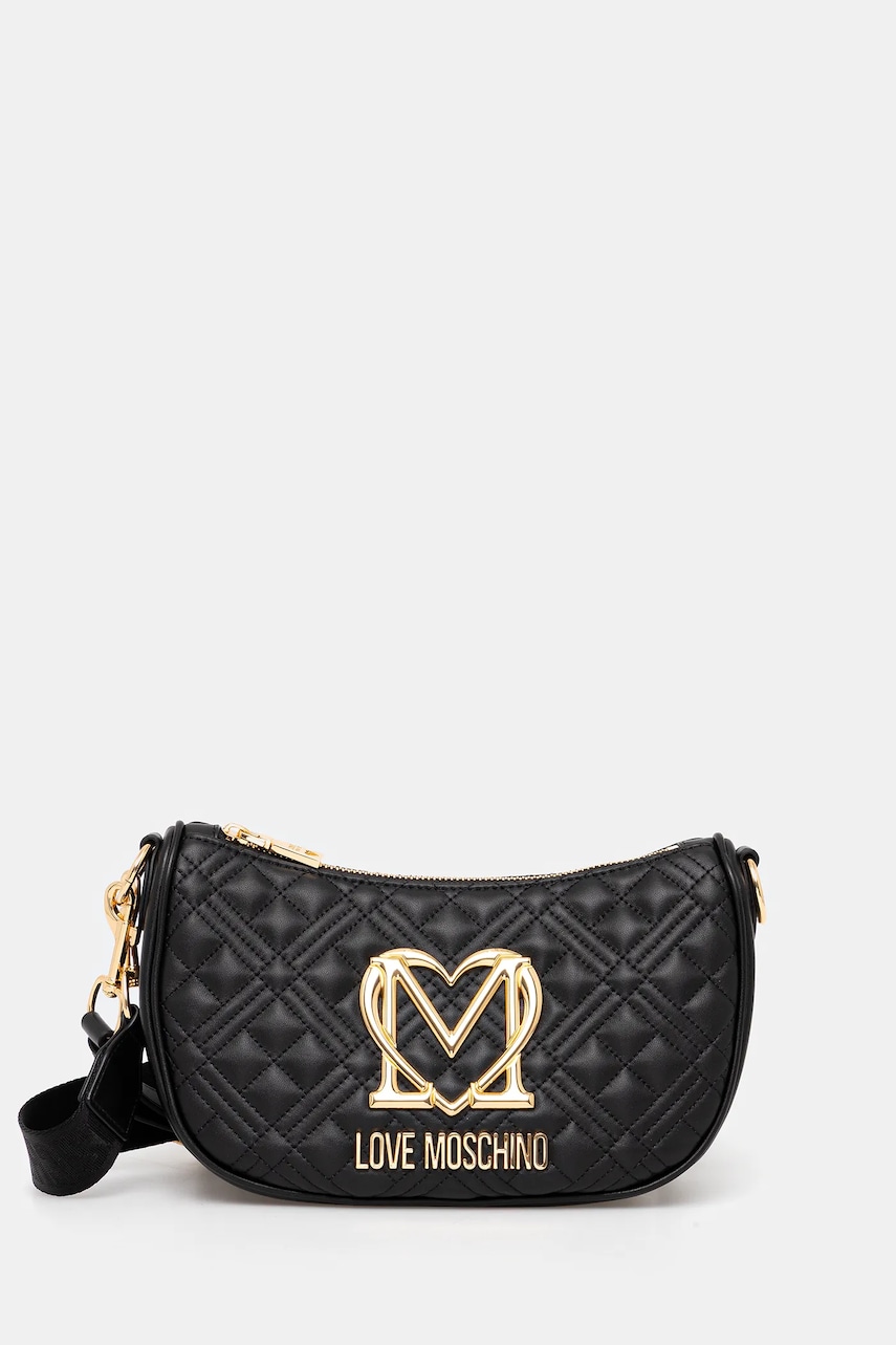 Love Moschino poșetă culoarea negru, JC4301PP0MK1200A