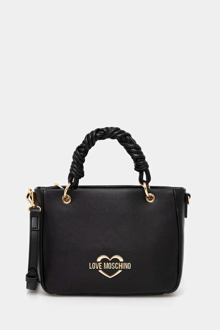 Levně Kabelka Love Moschino černá barva, JC4313PP0MK1300A