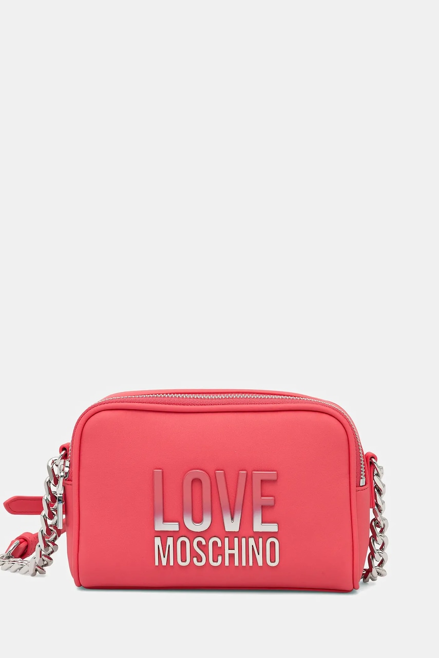 Love Moschino geantă culoarea roz, JC4255PP0MKD0615