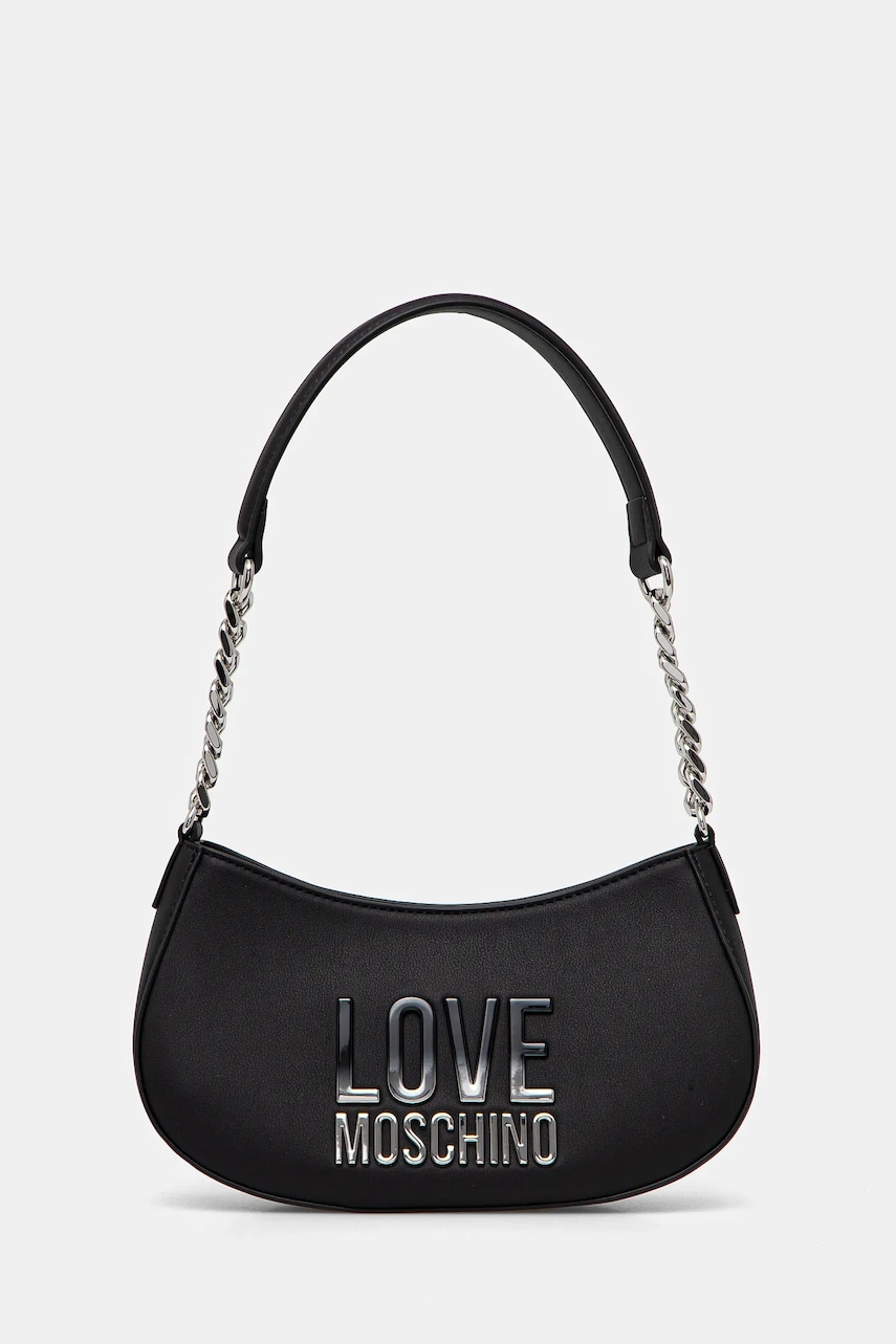 Love Moschino poseta culoarea negru, JC4256PP0MKD000B