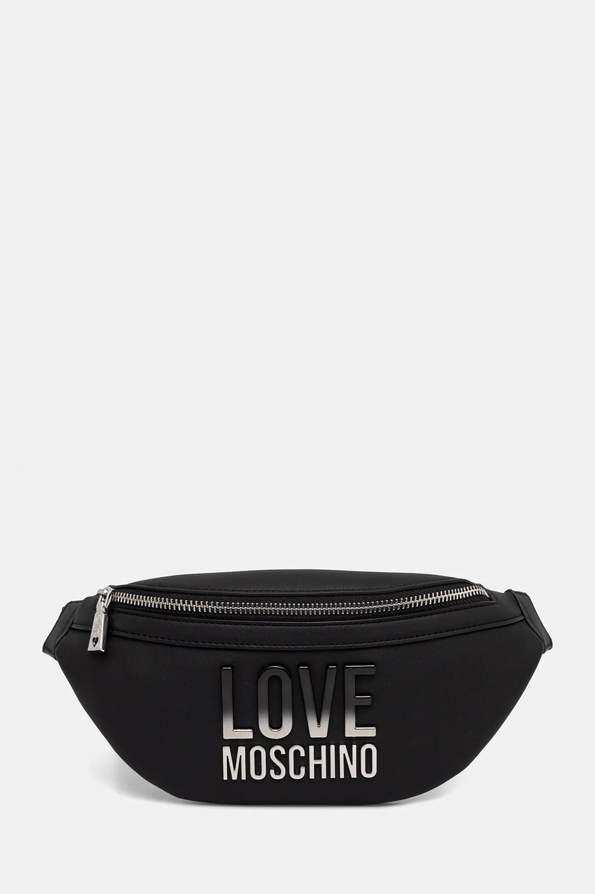 Love Moschino borsetă culoarea negru, JC4259PP0MKD000B