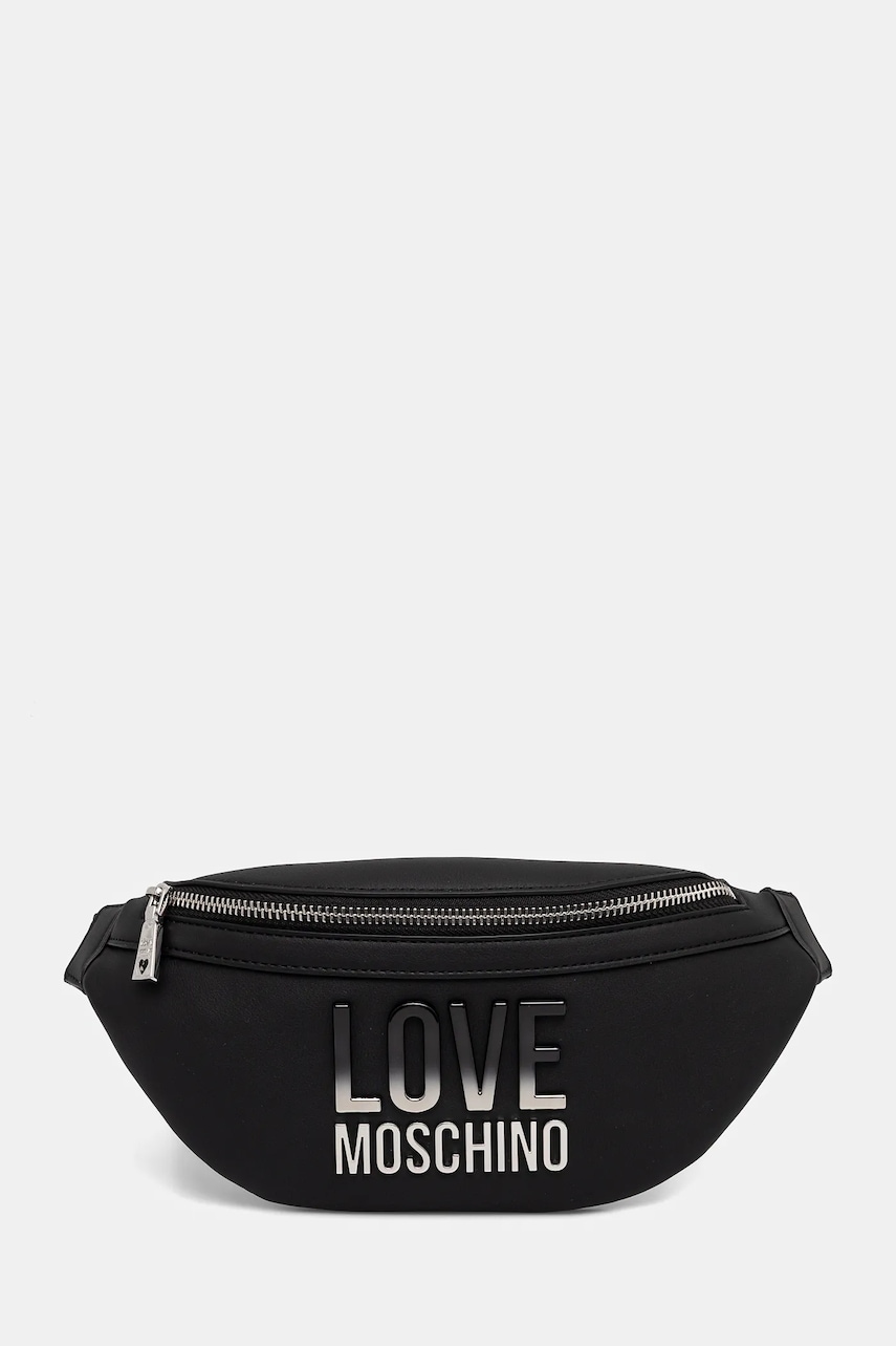 Love Moschino borsetă culoarea negru, JC4259PP0MKD000B