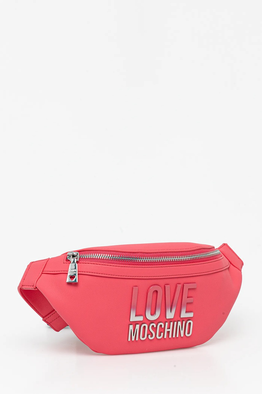 Сумка на пояс Love Moschino цвет розовый JC4259PP0MKD0615